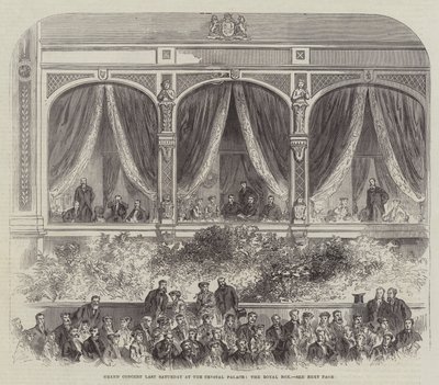 Grande concerto sabato scorso al Crystal Palace, il palco reale da English School