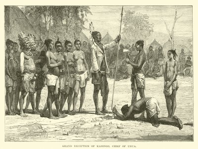 Grande ricevimento di Kasongo, Capo di Urua da English School