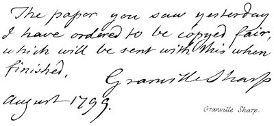 Granville Sharp da English School