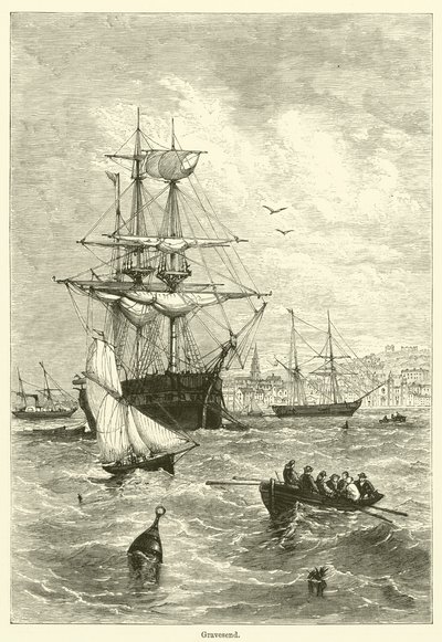 Gravesend (incisione) da English School