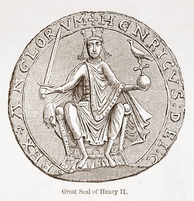 Grande sigillo di Enrico II da English School