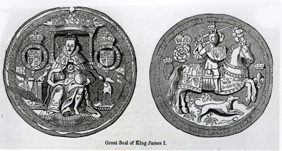 Grande Sigillo di Giacomo I (1566-1625) da English School
