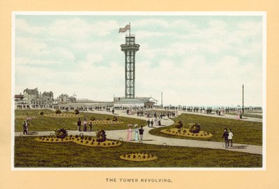 Great Yarmouth: La torre girevole (litografia a colori) da English School