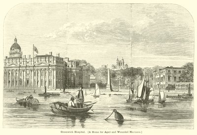 Ospedale di Greenwich, una casa per marinai anziani e feriti da English School