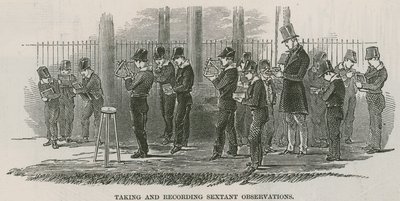 Le scuole del Royal Hospital di Greenwich; Osservazioni con il sestante da English School