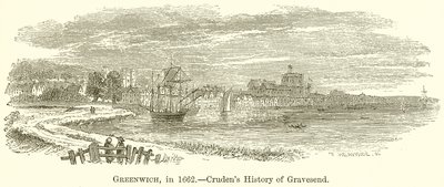Greenwich, nel 1662.--Crudens History of Gravesend da English School