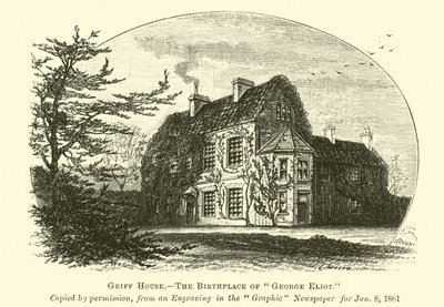Griff House, luogo di nascita di George Eliot da English School