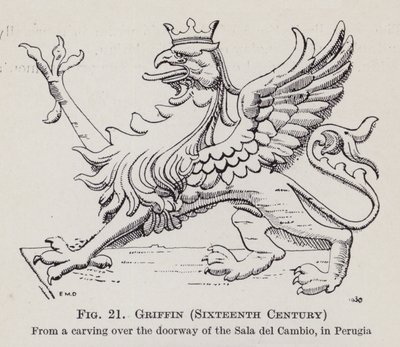 Grifone, Sedicesimo Secolo (litografia) da English School