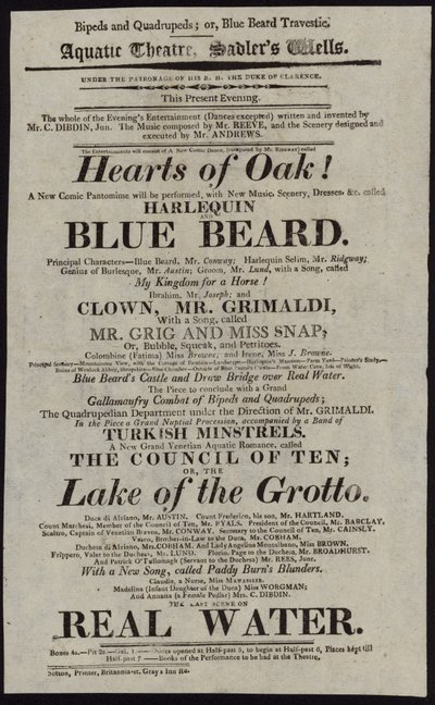 Grimaldi al Teatro Acquatico da English School