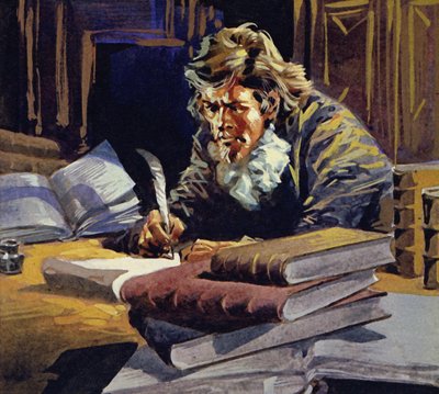 Grotius era consulente legale della Compagnia Olandese delle Indie Orientali e scrisse Il diritto della guerra e della pace da English School