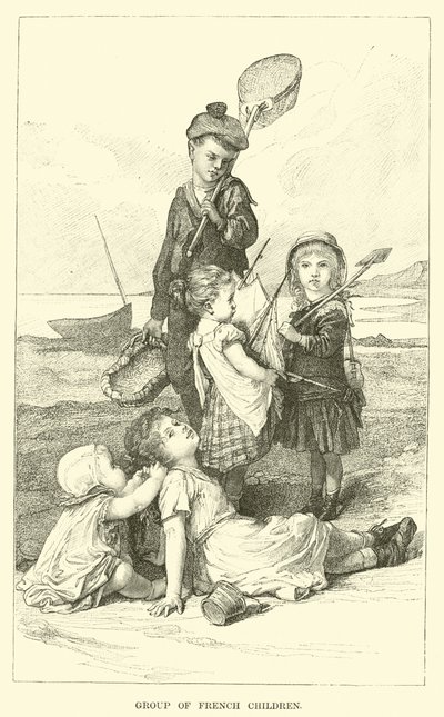 Gruppo di bambini francesi da English School