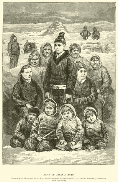 Gruppo di groenlandesi da English School