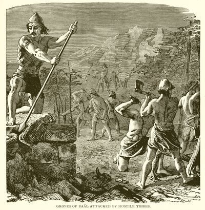 Boschi di Baal attaccati da tribù ostili da English School