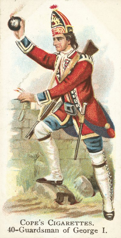 Guardia, Re Giorgio III (cromolitografia) da English School