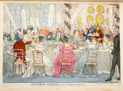 Pesca del ghiozzo alla serra, pub. 1811 da English School
