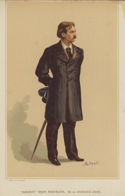 Gustave Doré (litografia a colori) da English School