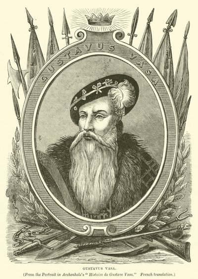 Gustavo Vasa (incisione) da English School