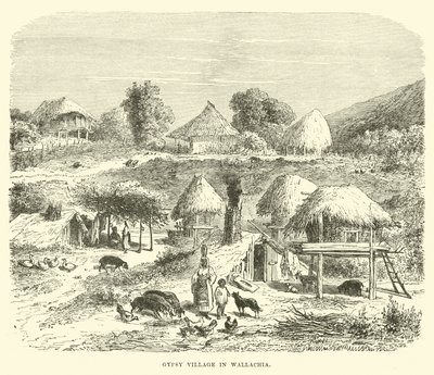 Villaggio zingaro in Valacchia da English School