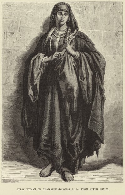 Donna gitana o ghawzee dall