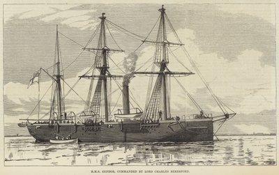 HMS Condor, comandata da Lord Charles Beresford da English School