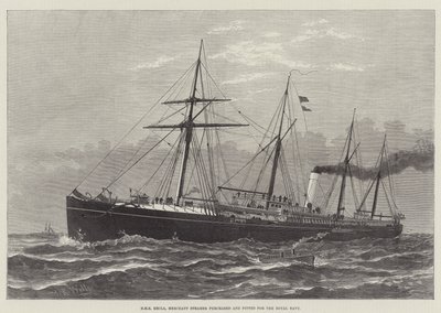 HMS Hecla, piroscafo mercantile acquistato e attrezzato per la Royal Navy da English School
