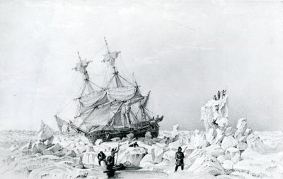 HMS Terror bloccata nel ghiaccio da English School