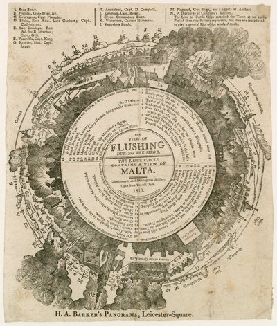 Veduta di H. A. Barker di Flushing durante l