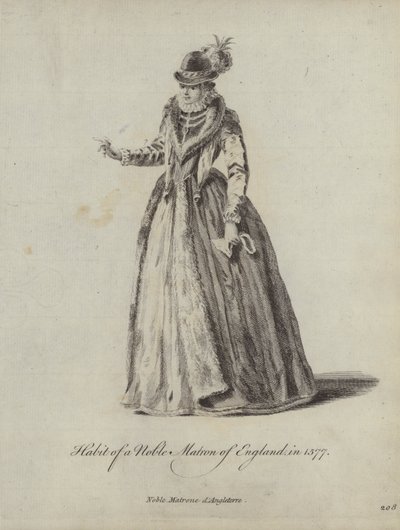 Abito di una nobile matrona d