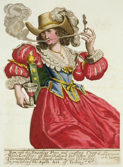 Abito di una signora benestante intorno al 1630 da English School