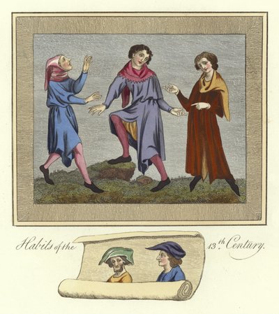 Abiti del XIII secolo da English School
