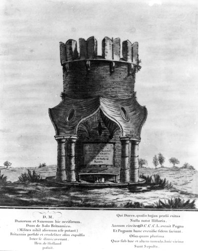 Monumento di Hackendown, inciso da J. Basire, 1780 da English School