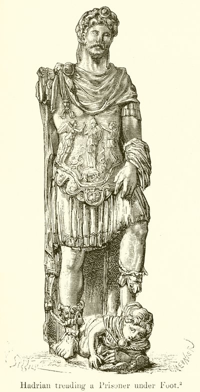 Adriano che calpesta un prigioniero da English School