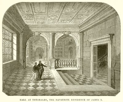 Sala a Theobalds, la residenza preferita di Giacomo I da English School