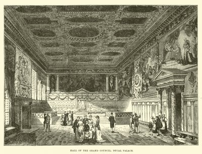 Sala del Gran Consiglio, Palazzo Ducale da English School