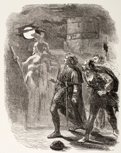Amleto, Orazio e Marcello vedono il fantasma, da 