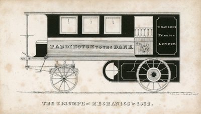 La carrozza a vapore di Hancock da English School