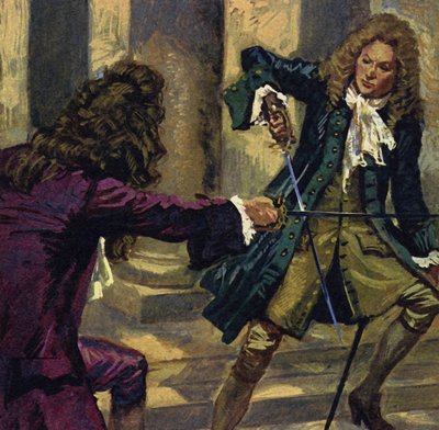 Handel e un compositore e cantante di nome Mattheson si sfidarono a duello con le spade da English School