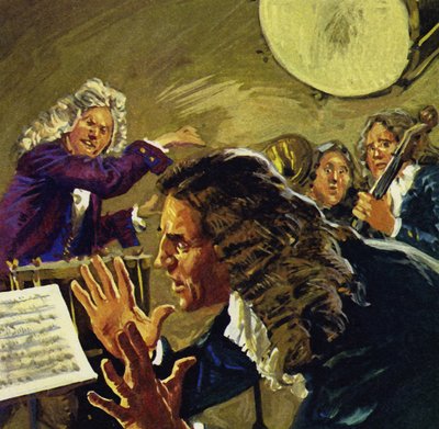 Handel una volta lanciò un tamburo a un direttore d