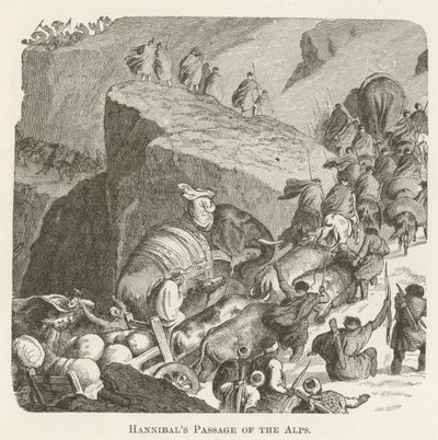 Il passaggio delle Alpi di Annibale da English School