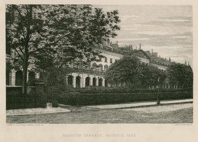 Hanover Terrace, Regents Park, Londra da English School