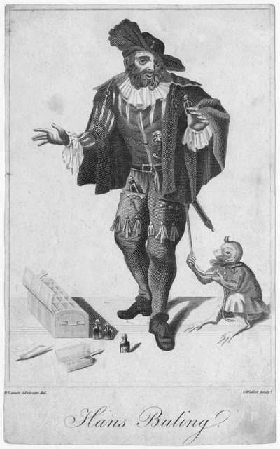 Hans Buling, inciso da G. Walker (XIX secolo) dopo un disegno di M. Lamon (XIX secolo) inizio XIX secolo da English School