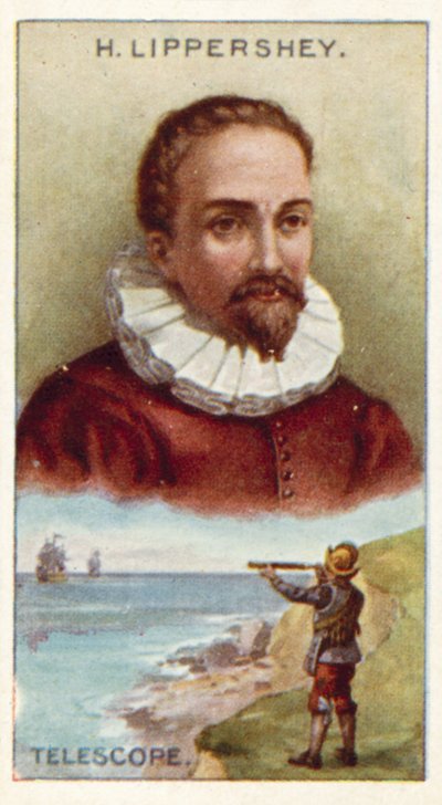 Hans Lippershey, telescopio da English School