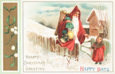 Giorni felici - Babbo Natale e ragazza da English School