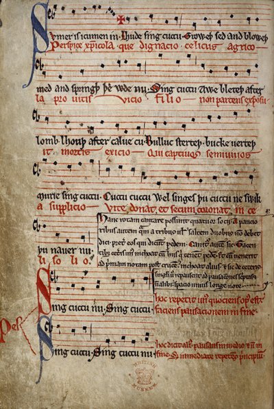 Sumer is icumen in, dal Canone Estivo (Reading Rota) da English School