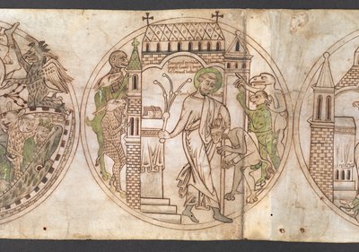 Rotolo Harley Y 6, Rotella 9, Rotella di San Guthlac (etichettata 