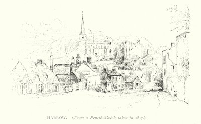 Harrow (incisione) da English School