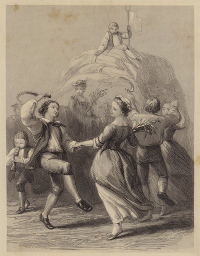 Danza del Raccolto (incisione) da English School