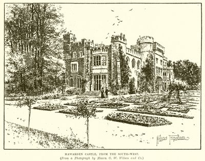 Castello di Haward, dal sud-ovest da English School