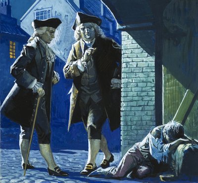 Ha dipinto un quadro con le parole: James Boswell da English School