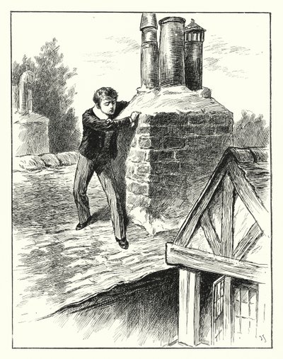 "Si arrampicò attorno a un camino" da English School